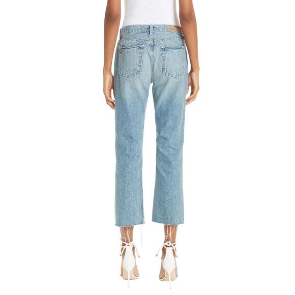 NWT GRLFRND Womens Tatum Crop Flare Jeans in Late Night Sz 23 Everyday Denim - Picture 7 of 16